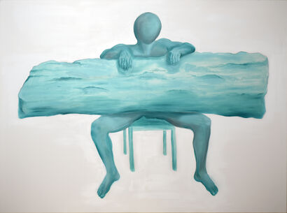 The Emerald Man - a Paint Artowrk by David Muzik